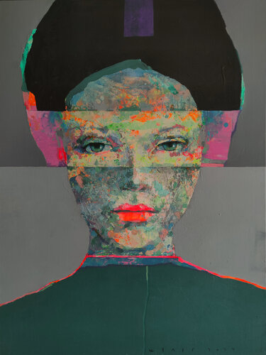 BLACK -2 di Viktor Sheleg, Pittura in vendita su Singulart