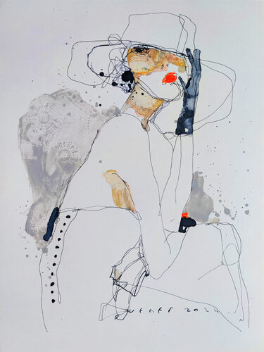 Lady by Viktor Sheleg, 紙面作品 for Sale on Singulart