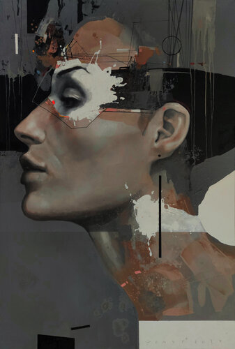 Structured Chaos van Viktor Sheleg, Schilderij te koop op Singulart