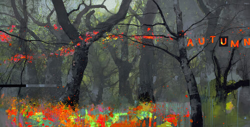 Forest di Viktor Sheleg, Pittura in vendita su Singulart