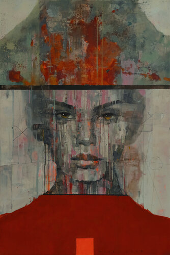 Shades of red de Viktor Sheleg, Pintura a la venta en Singulart