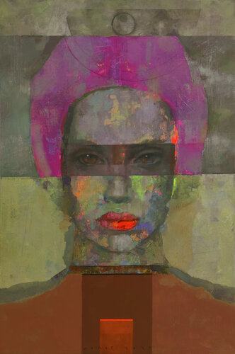 Lady Concept by Viktor Sheleg, 油畫 for Sale on Singulart