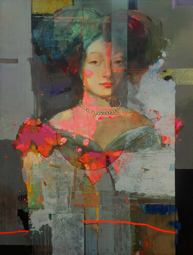 Renaissance portrait von Viktor Sheleg, Malerei kaufen auf Singulart