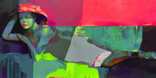 Sweet girl van Viktor Sheleg, Schilderij te koop op Singulart