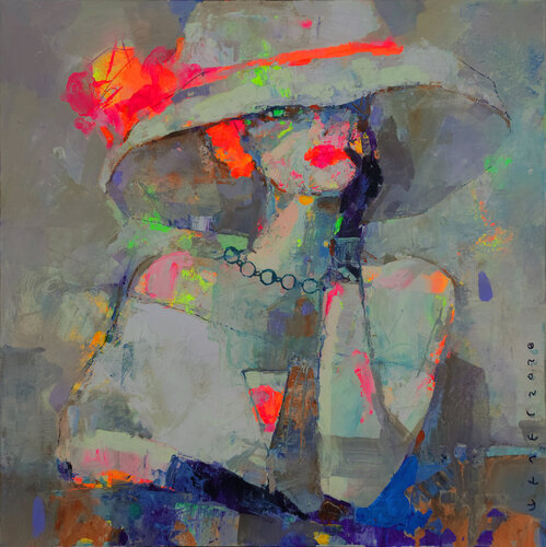 Eye contact von Viktor Sheleg, Malerei kaufen auf Singulart