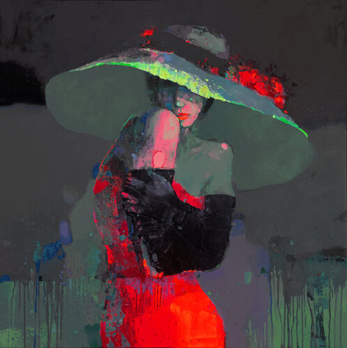 Evening Mirage von Viktor Sheleg, Malerei kaufen auf Singulart