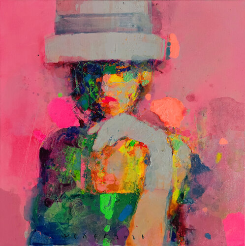 Rosy Mood by Viktor Sheleg, Painting for Sale on Singulart
