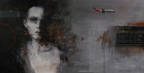 Between Heaven and Earth von Viktor Sheleg, Malerei kaufen auf Singulart