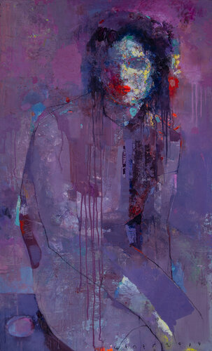 Plume Jam di Viktor Sheleg, Pittura in vendita su Singulart