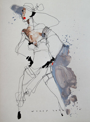 Lady 20 by Viktor Sheleg, 紙面作品 for Sale on Singulart