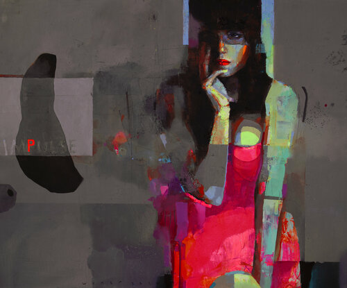 IMPULSE" van Viktor Sheleg, Schilderij te koop op Singulart