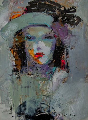 She Sees through you di Viktor Sheleg, Opera su carta in vendita su Singulart