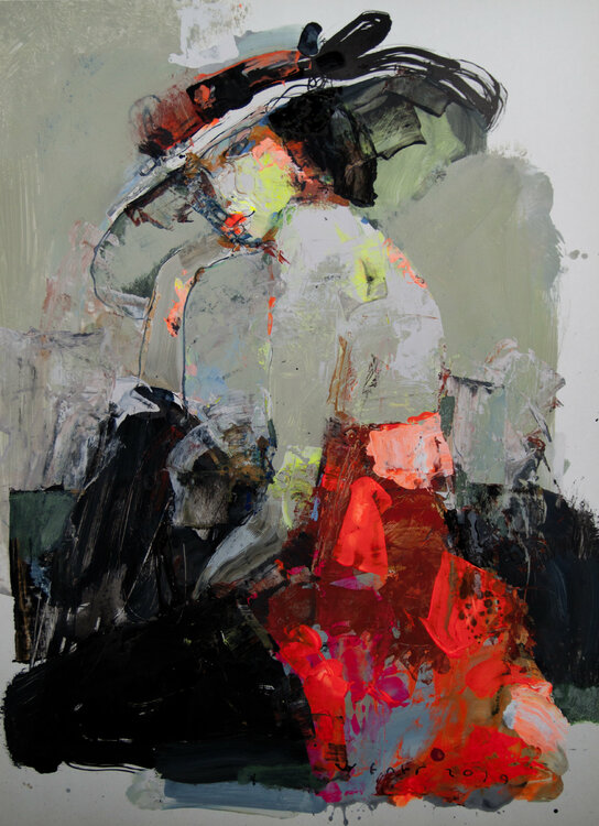 Lady in red Viktor Sheleg