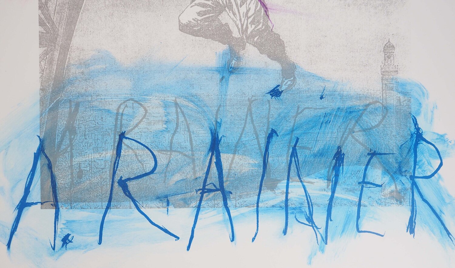 Tour Eiffel et composition informelle Arnulf Rainer
