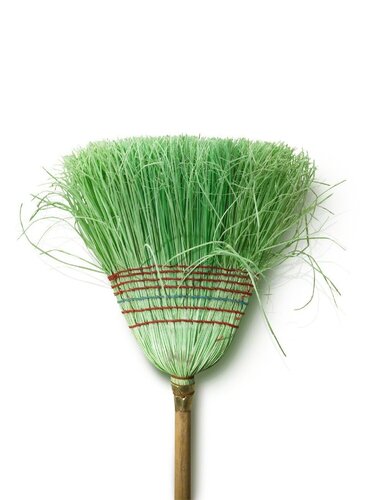 Broom Series: Untitled (Green) di Chuck Ramirez, Fotografia in vendita su Singulart