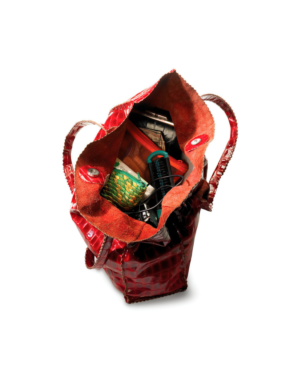 Purse Portrait: Red Skin (Jennifer) Chuck Ramirez Fotografie zu verkaufen