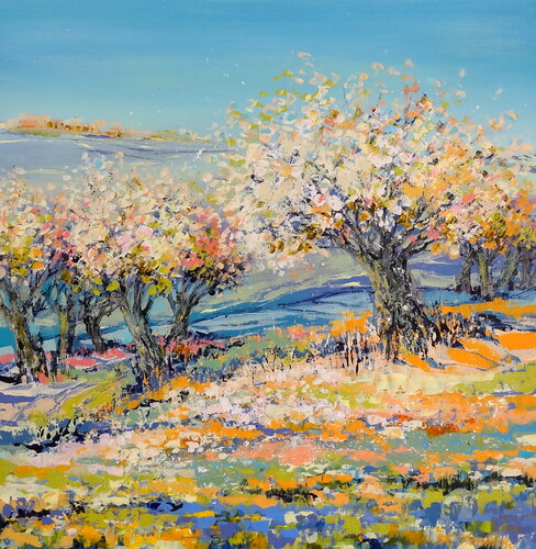 The longing for Spring van Inelouise Mourick, Schilderij te koop op Singulart