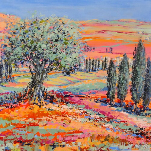 Matin d' été (Framed) Inelouise Mourick