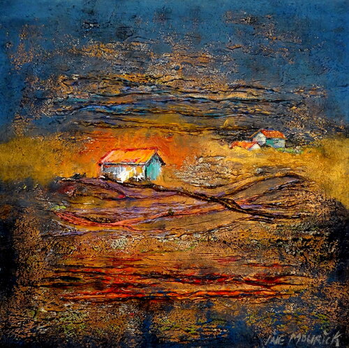 Blue world - 2 von Inelouise Mourick, Malerei kaufen auf Singulart