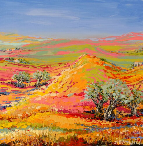 The bright side (Framed) van Inelouise Mourick, Schilderij te koop op Singulart