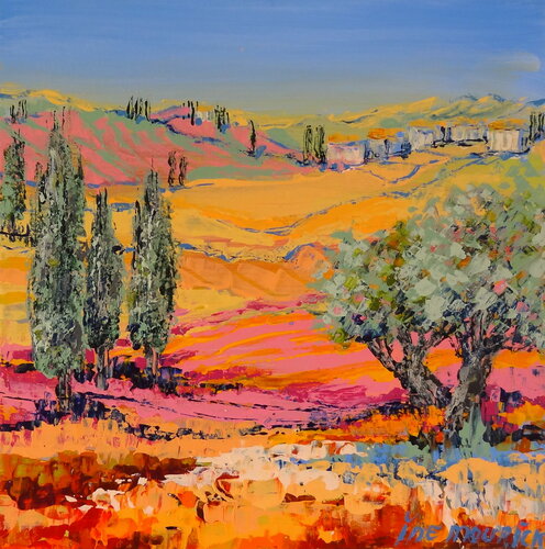 Summer memories - 3 (Framed) van Inelouise Mourick, Schilderij te koop op Singulart