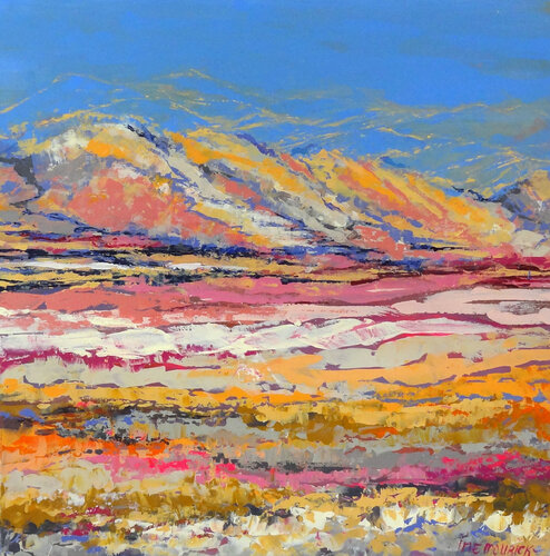 Flowers in the desert (Framed) Inelouise Mourick