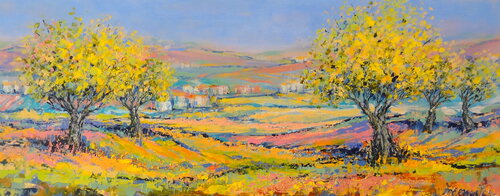 The first day of summer (Framed) van Inelouise Mourick, Schilderij te koop op Singulart