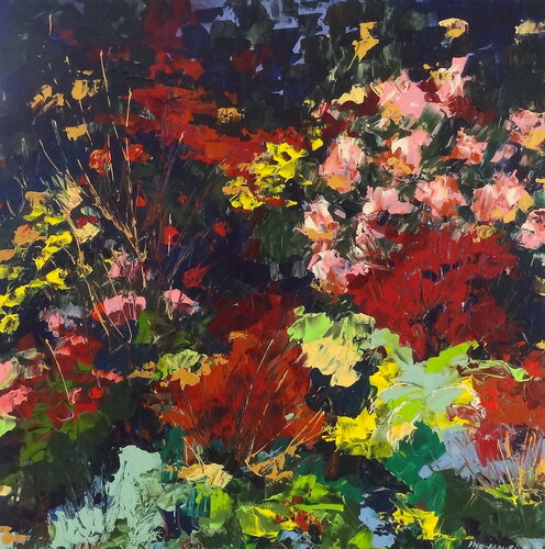 The power of color van Inelouise Mourick, Schilderij te koop op Singulart