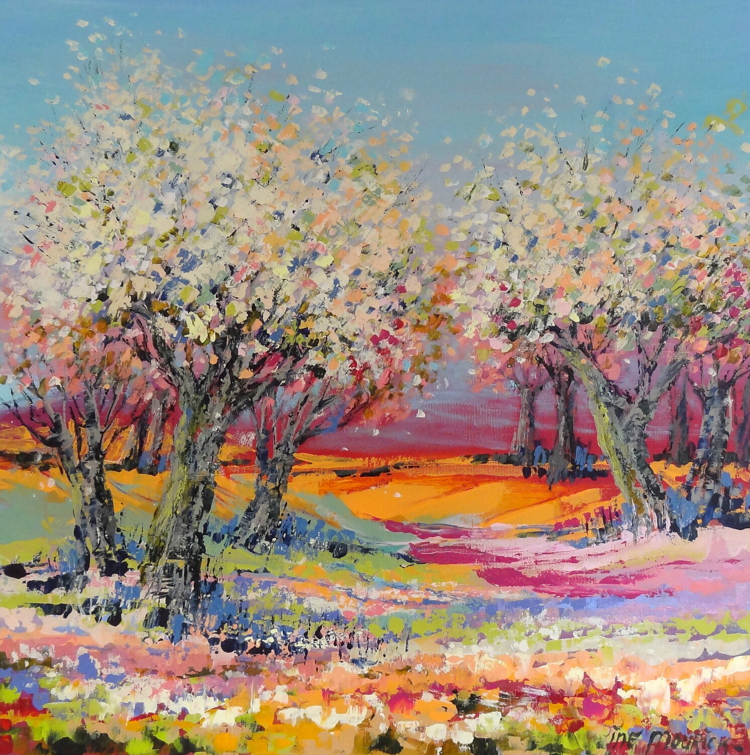 The magic of Spring (Framed) Inelouise Mourick