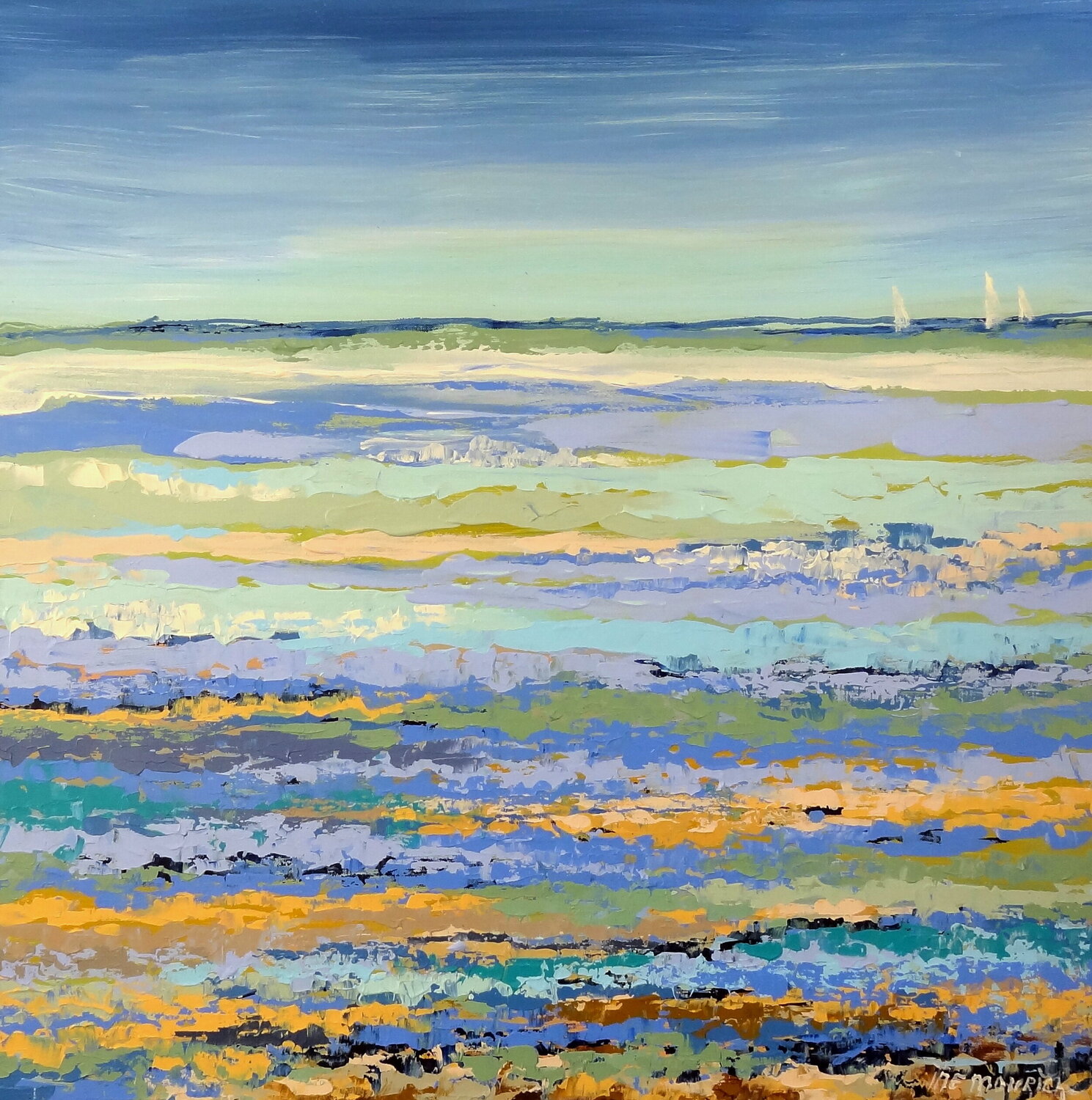 Sailing home (Framed) Inelouise Mourick