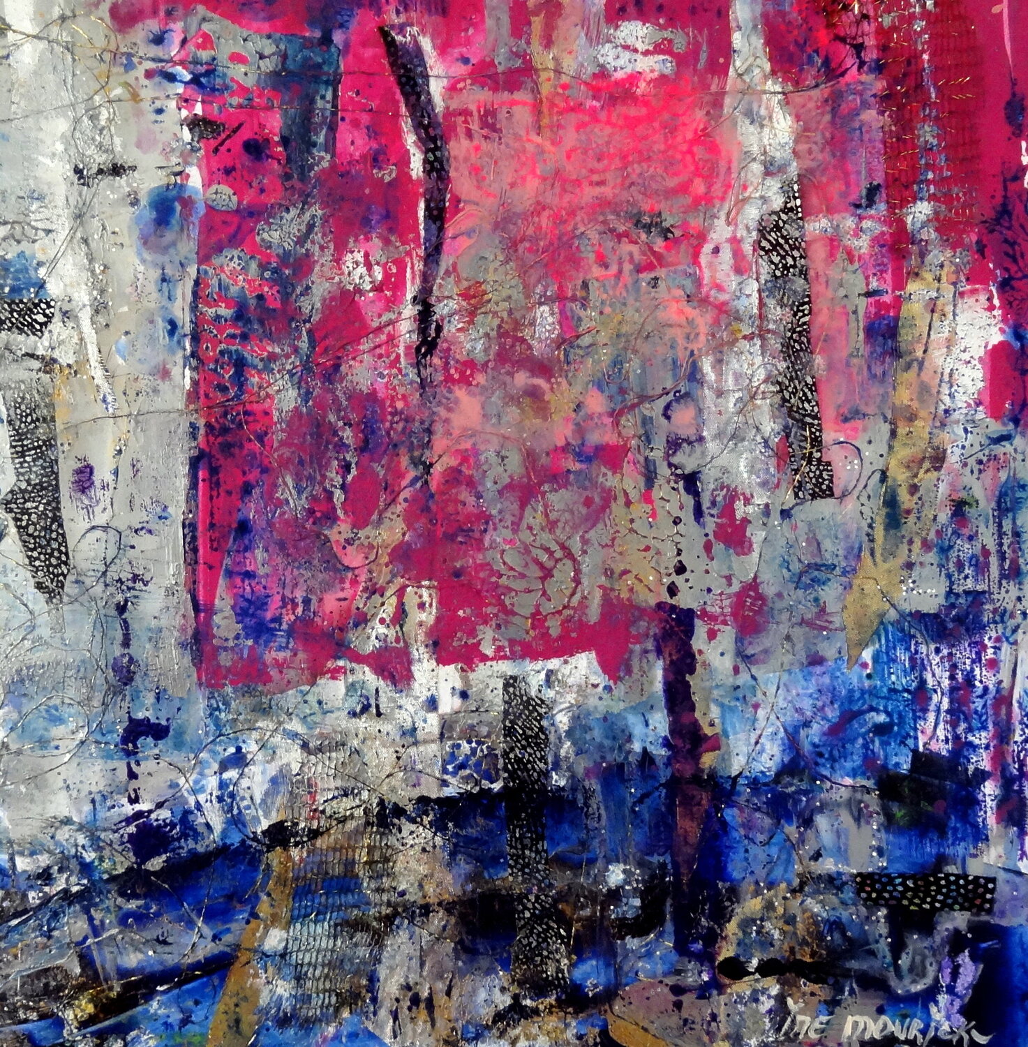 Purple rain (Framed) Inelouise Mourick