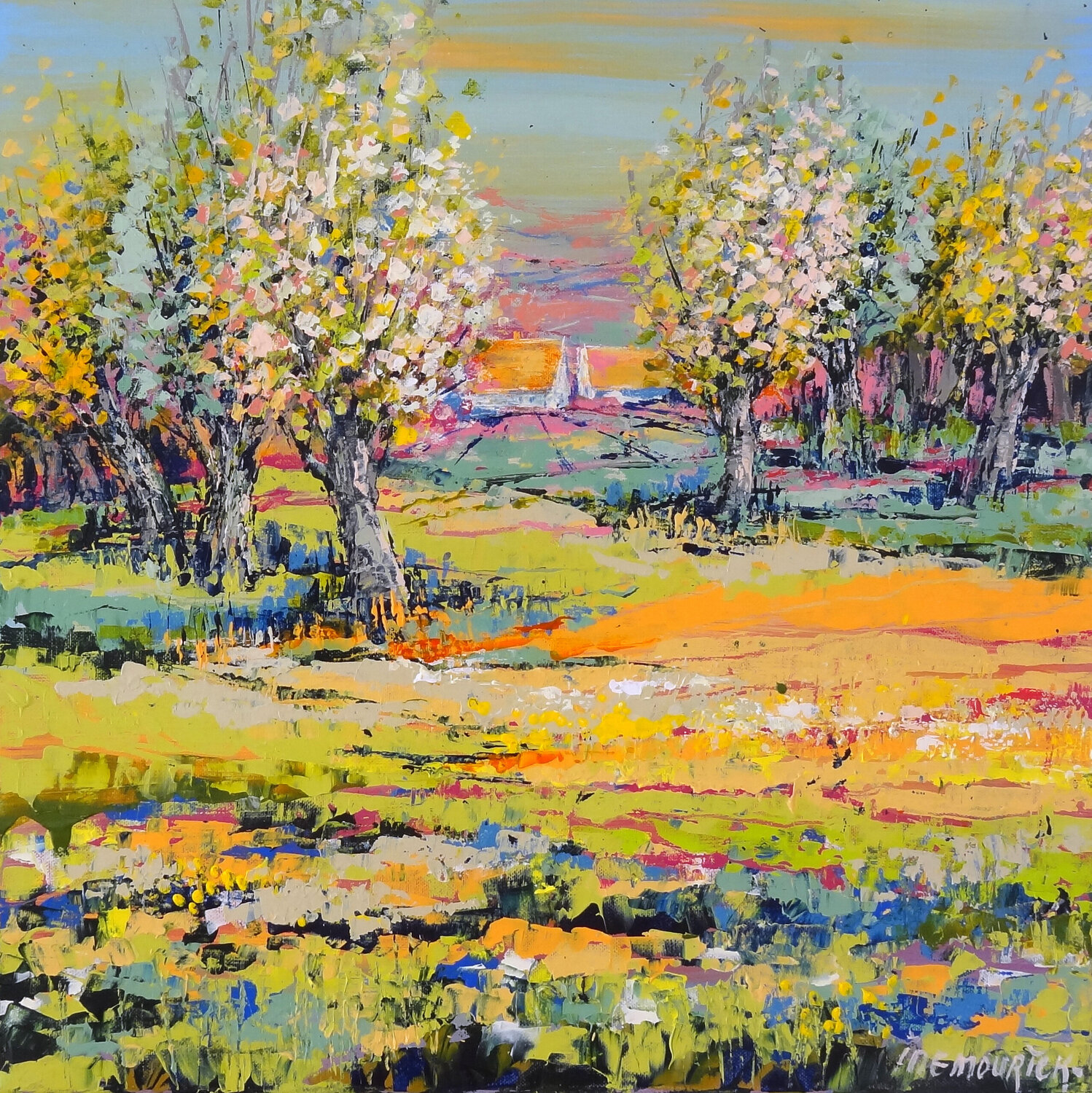 Spring blossom (Framed) Inelouise Mourick
