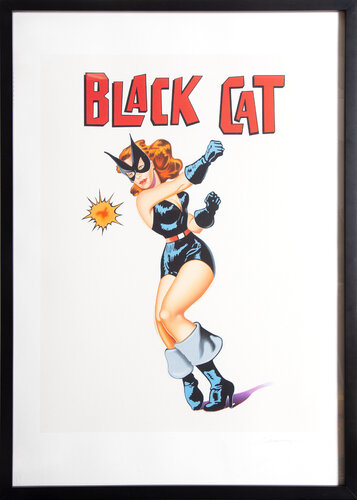 Black Cat by Mel Ramos, 인쇄 for Sale on Singulart