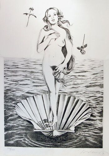 Birth of Venus di Mel Ramos, Stampa in vendita su Singulart