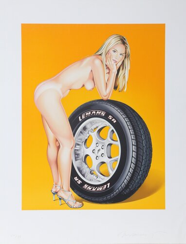 Tyra Tyre di Mel Ramos, Stampa in vendita su Singulart