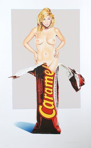 Caramia Caramello van Mel Ramos, Afdruk te koop op Singulart
