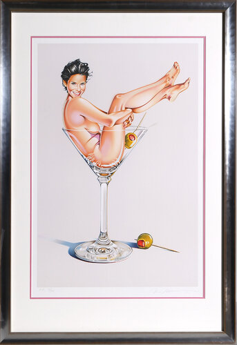 Martini Miss #2 by Mel Ramos, 인쇄 for Sale on Singulart