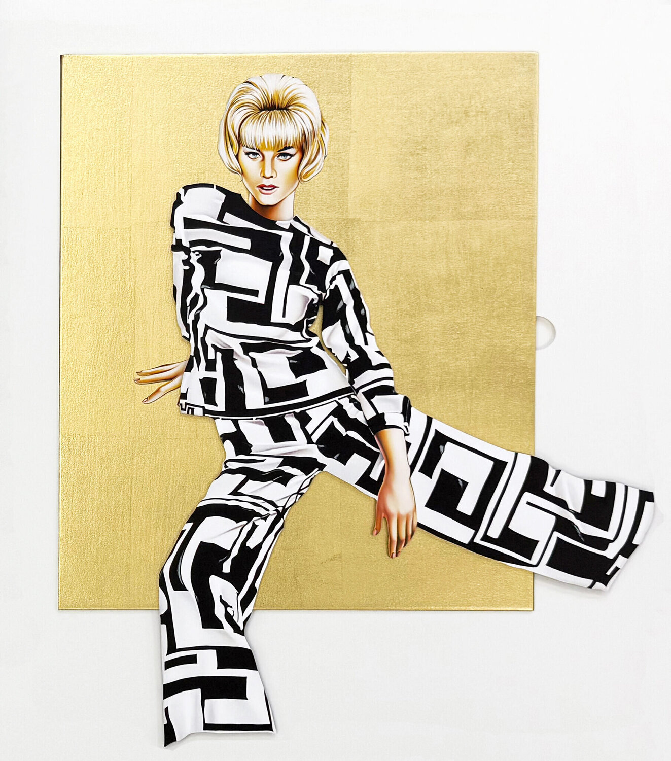 Pucci Pants (Lithograph with Gold Leaf) Mel Ramos