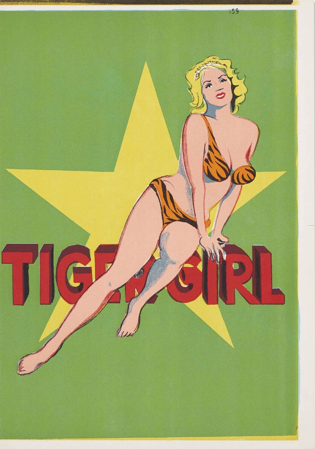 Tiger Girl Mel Ramos Print for sale