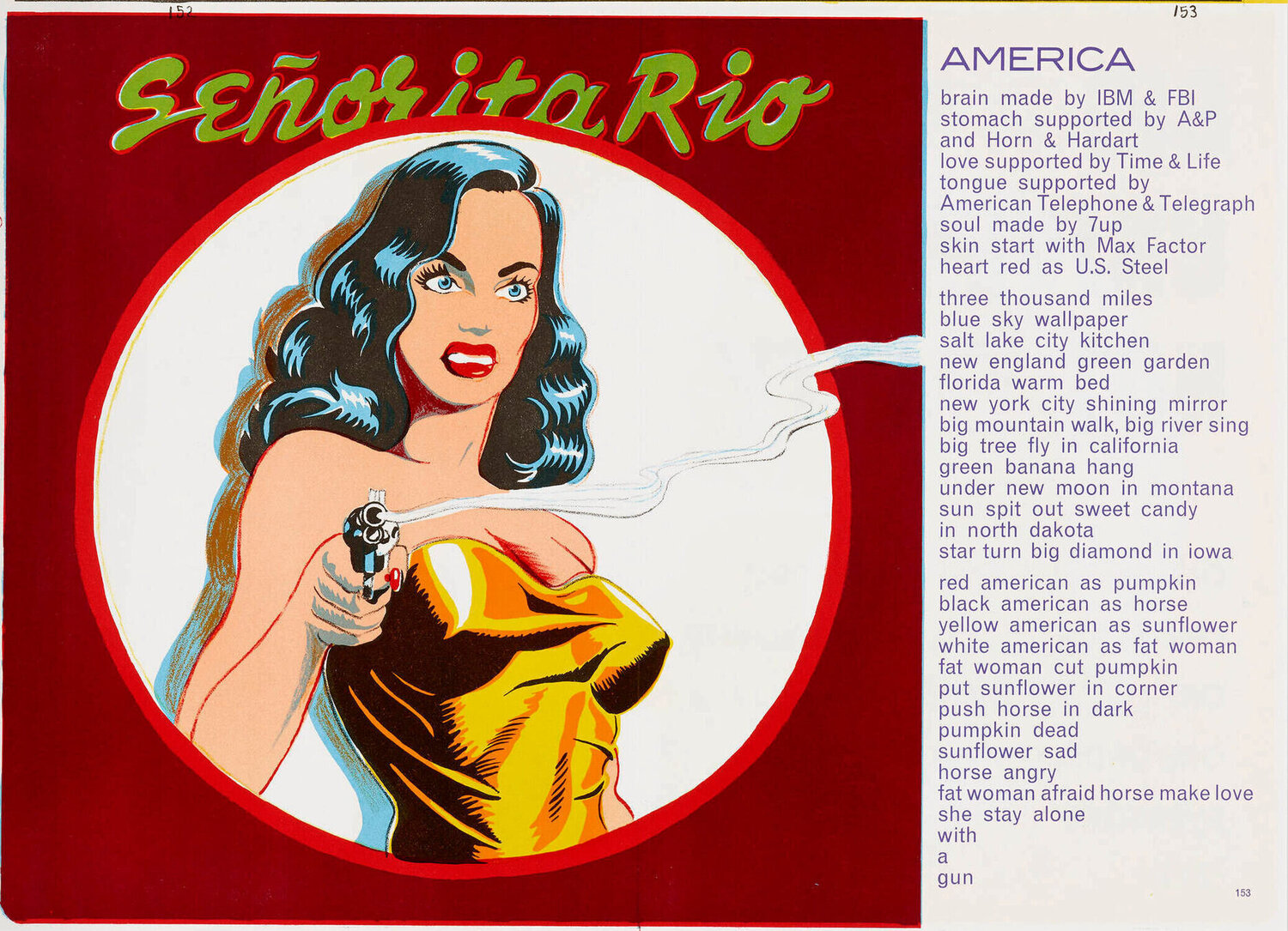 Señorita Rio (from 1¢ Life), 1964 Mel Ramos Druck zu verkaufen