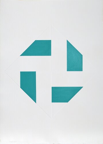 Origami V von Omar Rayo, Druck kaufen auf Singulart