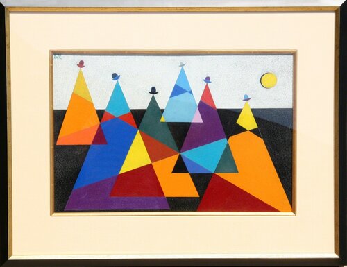 Women Walking by Omar Rayo, Painting for Sale on Singulart