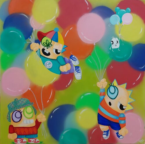 Going Up di Debbie Reda, Pittura in vendita su Singulart