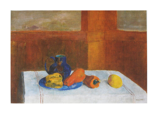 Still Life with Peppers and Pitcher by Odilon Redon, Print for Sale on Singulart