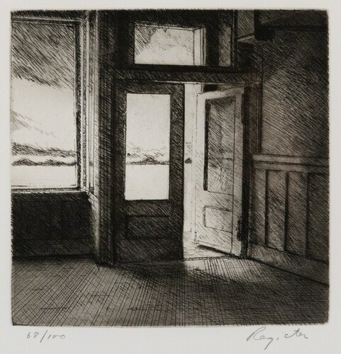 Wasteland Hotel by John Register, 版画 for Sale on Singulart