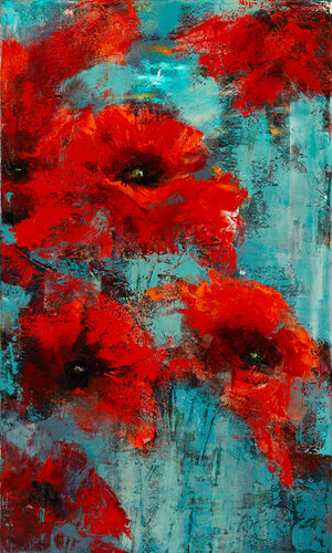 Poppyseed van Olena Bogatska, Schilderij te koop op Singulart