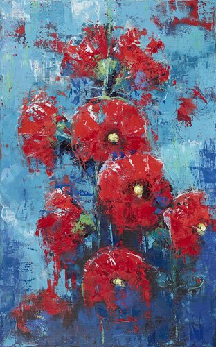 Mallows di Olena Bogatska, Pittura in vendita su Singulart