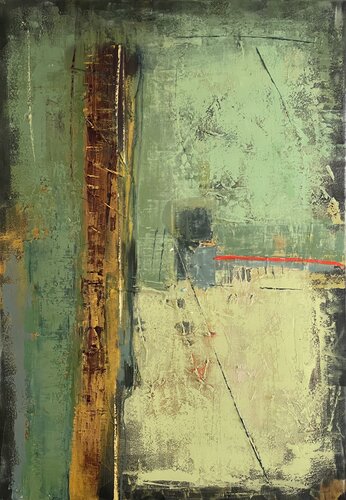 Red Line #1 van Olena Bogatska, Schilderij te koop op Singulart