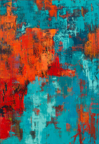Abstract 14 van Olena Bogatska, Schilderij te koop op Singulart