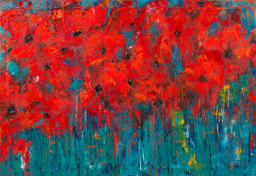 Poppy van Olena Bogatska, Schilderij te koop op Singulart